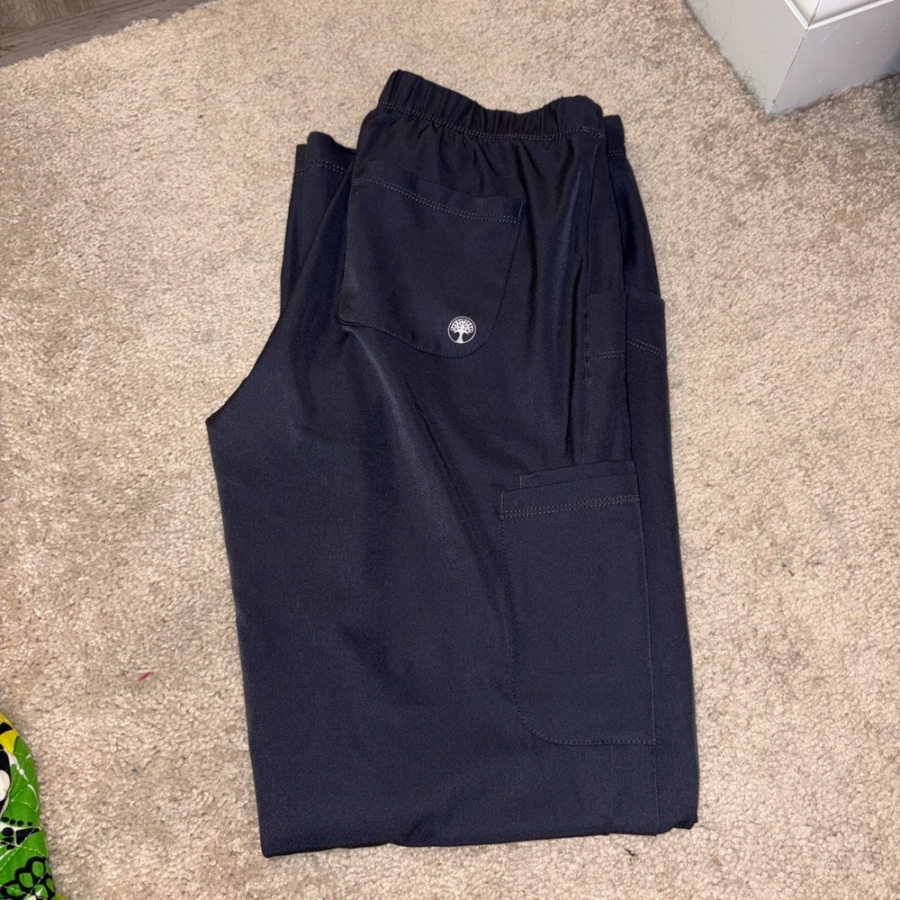 Women’s grey Healing Hands Scrub pants